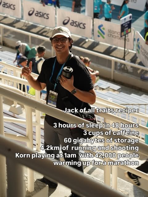 Press coverage at a Standard Chartered marathon