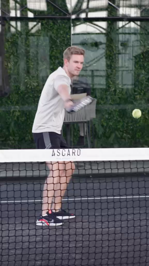 Action photography at Ascaro Padel & Social Club